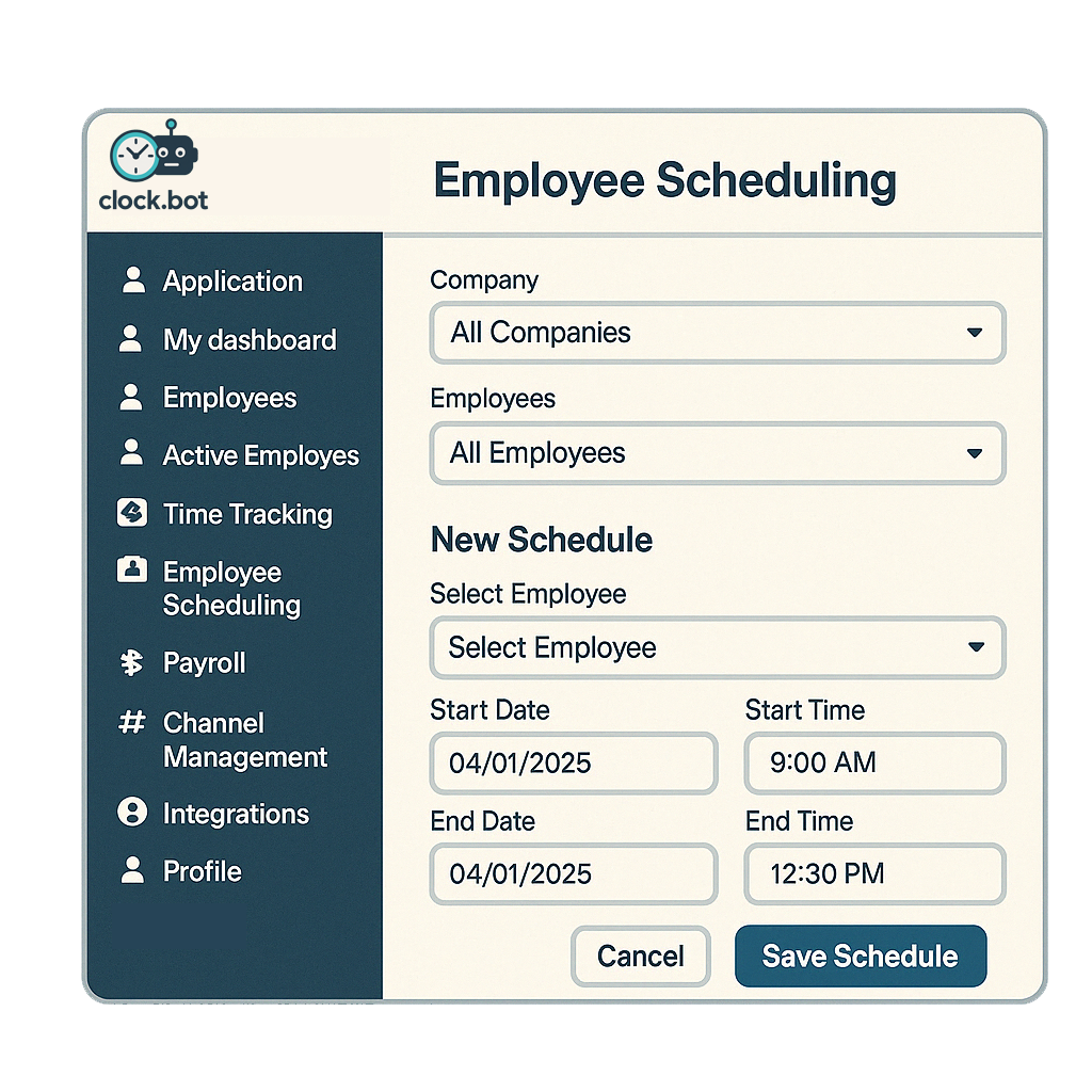 Clock.bot UI